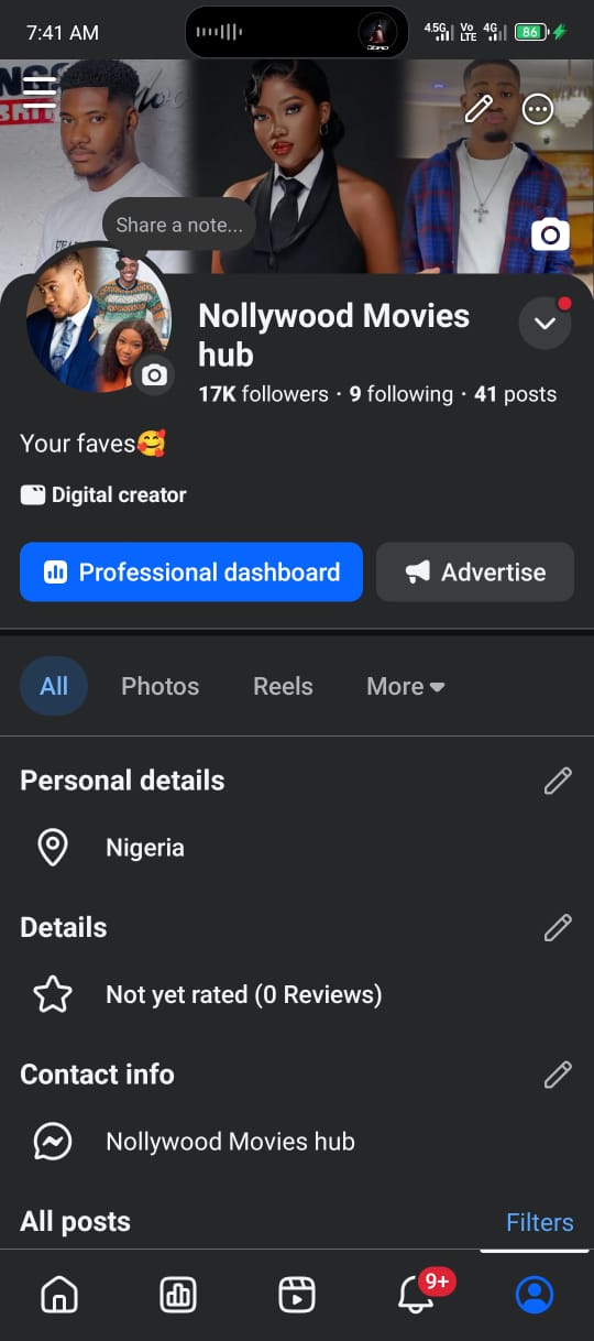 17k Super Active Nigerian Facebook Page for Sale