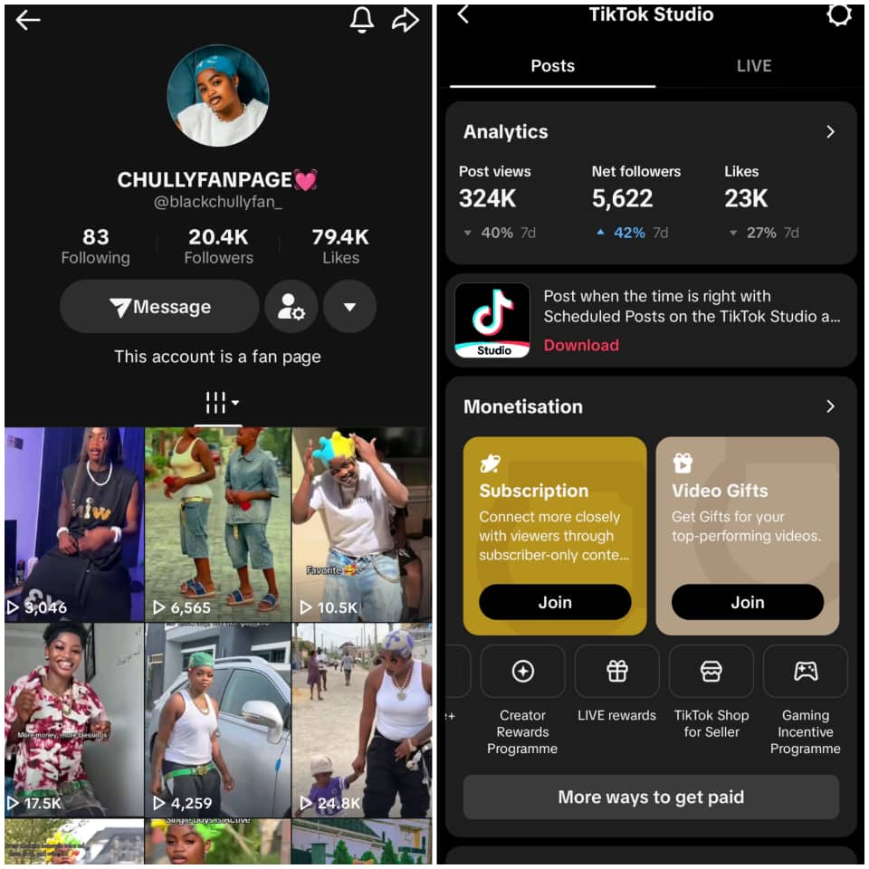 21k Follower Monetized TikTok Account for Sale