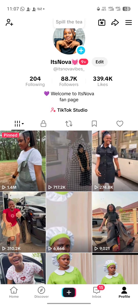 88k followers Active Uk Monetized TikTok Account