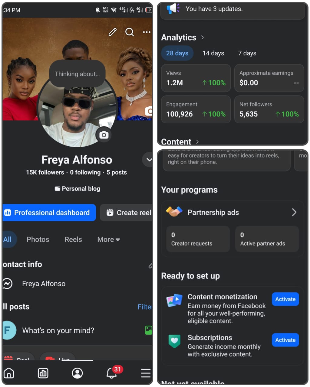 15k Nigerian Facebook Page – Active Monetization