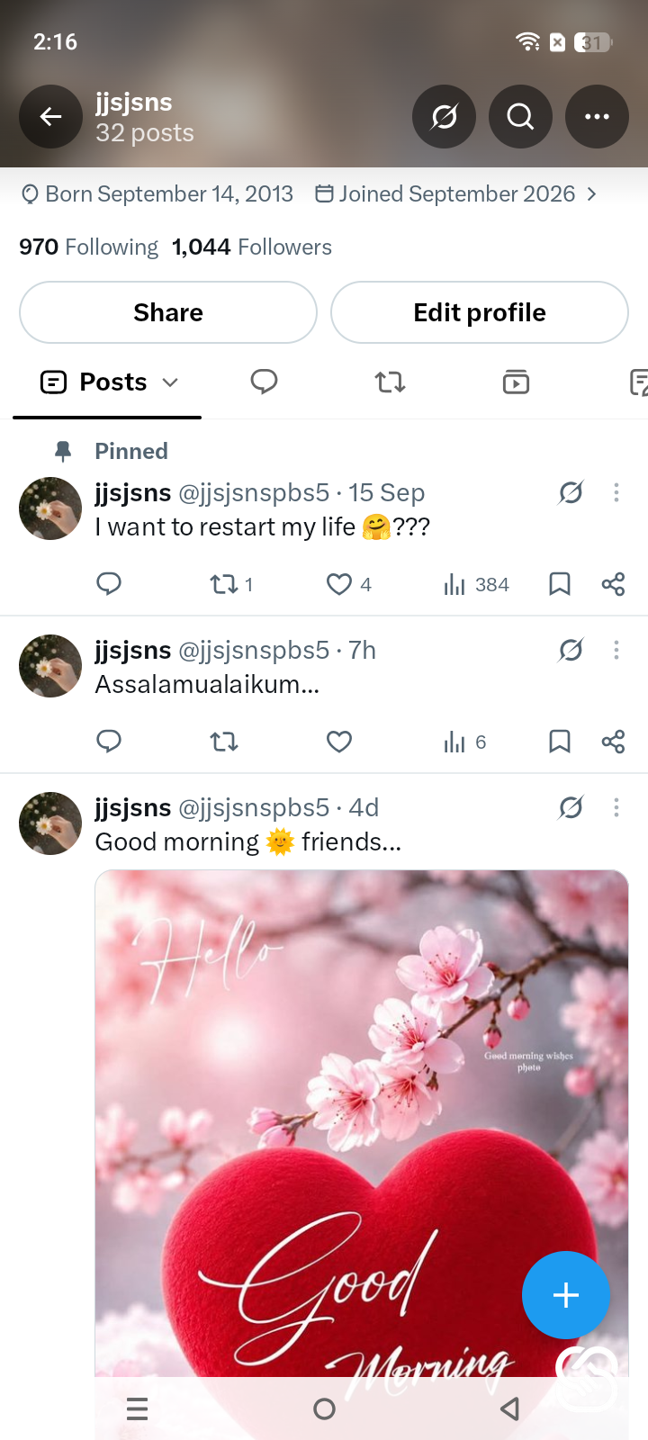 Twitter account for sale 