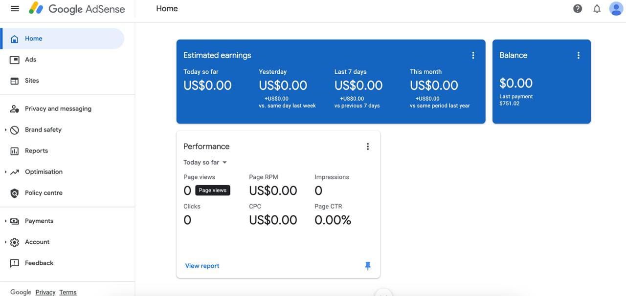 8x Payment Received Nigeria AdSense Account + Domain