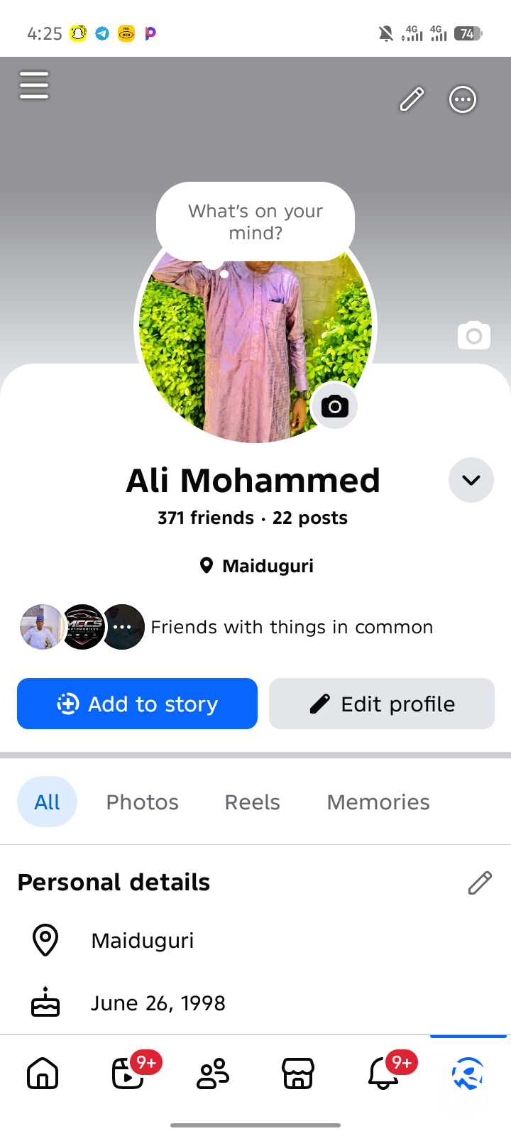7YRS MONETIZED FACEBOOK ACCOUNT WITH CREATE PAGE AVAILABLE 